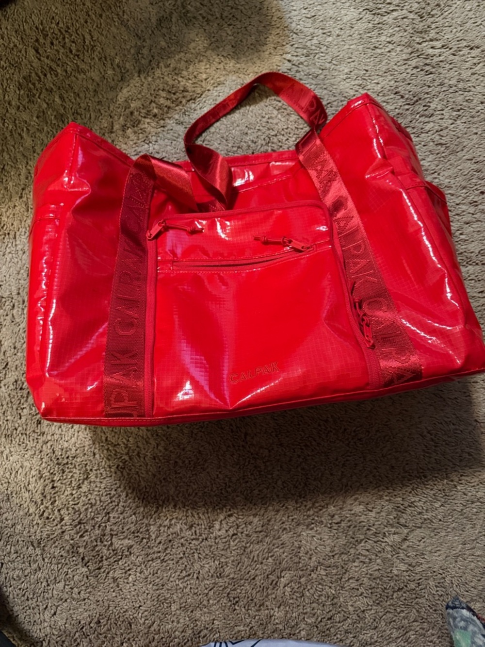 Limited edition CALPAK Terra 35L resistant tote Glossy Weekender Tote.